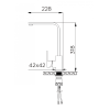 Смеситель ZorG ZRN Electrophoresis Black (980152)