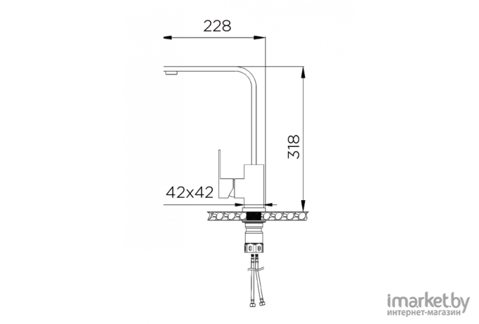 Смеситель ZorG ZRN Electrophoresis Black (980152)