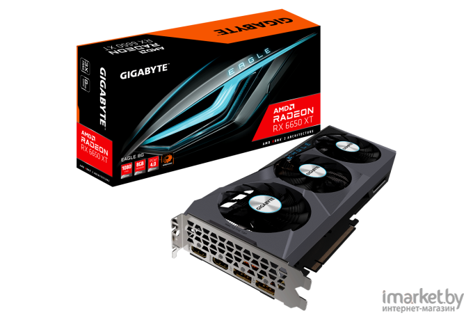 Видеокарта GigaByte RX6650XT Eagle 8GB (GV-R665XTEAGLE-8GD)