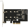 Контроллер EXE-509, M.2 B key + M.2 M Key -gt; PCI-Ex4 SATA