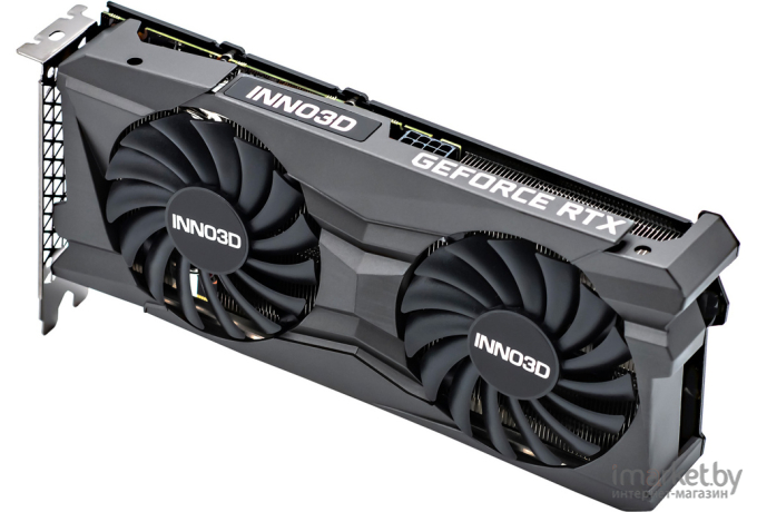 Видеокарта Inno3D GeForce RTX 3060 Ti Twin X2 LHR (N306T2-08D6-119032DH)