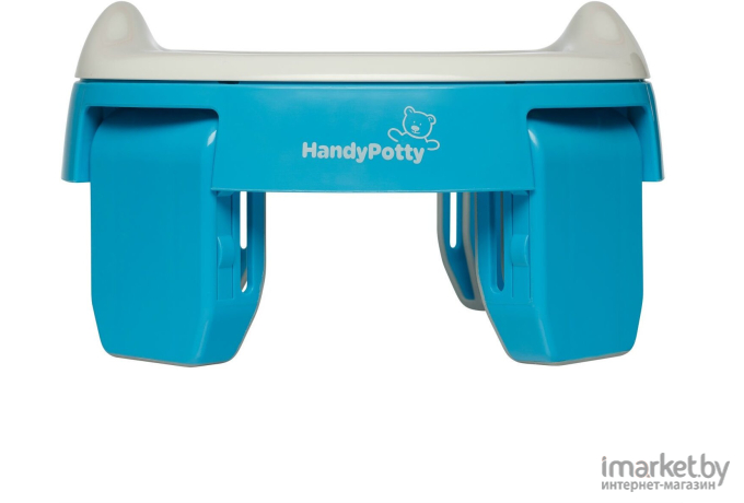 Дорожный горшок Roxy-Kids HandyPotty + 3 одноразовых пакета голубой (HP-250B)