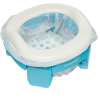 Дорожный горшок Roxy-Kids HandyPotty + 3 одноразовых пакета голубой (HP-250B)