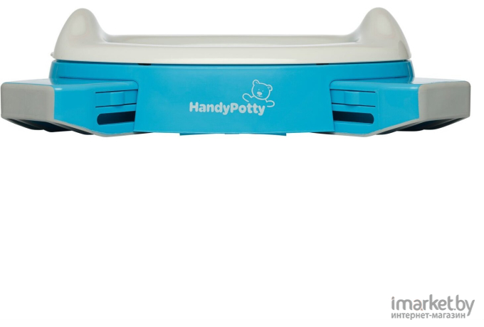 Дорожный горшок Roxy-Kids HandyPotty + 3 одноразовых пакета голубой (HP-250B)