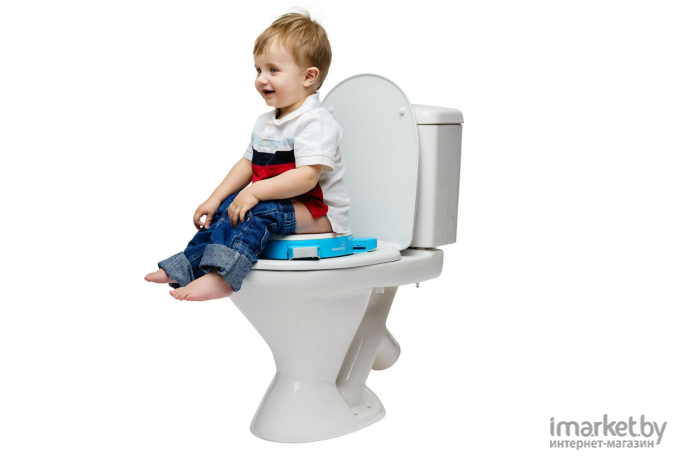 Дорожный горшок Roxy-Kids HandyPotty + 3 одноразовых пакета голубой (HP-250B)