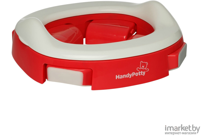 Дорожный горшок Roxy-Kids HandyPotty + 3 одноразовых пакета коралловый (HP-250R)