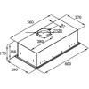 Кухонная вытяжка Ciarko SL-Box Turbo 600 (черный)