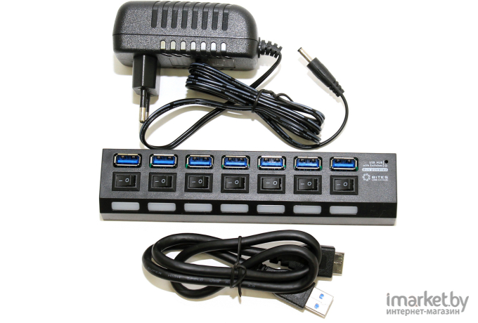 5bites 7-port USB3.0 Hub + б.п.