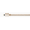 Дата-кабель Deppa Lighting USB - 8-pin для Apple золотой (72188)