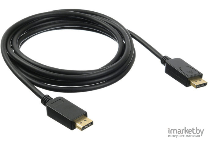 (Buro v 1.2 DisplayPort (m)/DisplayPort (m) 2м. Позолоченные контакты черный (BHP DPP_1.2-2))