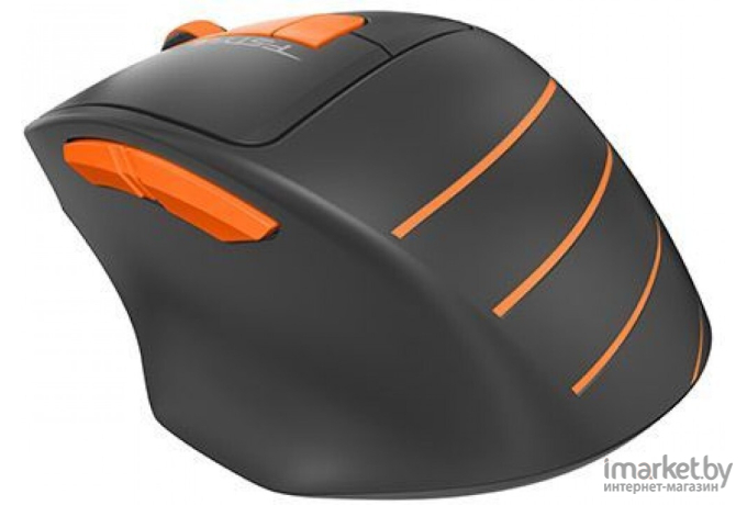 Мышь A4 Fstyler FG30S серый/оранжевый