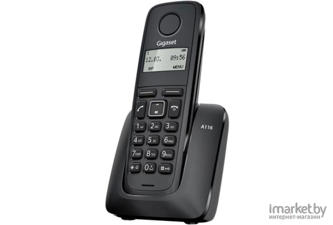 Р/Телефон Dect Gigaset A116 черный