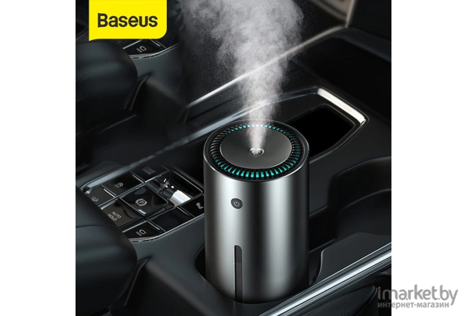 Увлажнитель воздуха автомобильный Baseus CRJSQ01-0G Moisturizing Car Humidifier 300ml Dark Gray (Baseus Moisturizing Car Humidifier Dark Gray (CRJSQ01-0G))