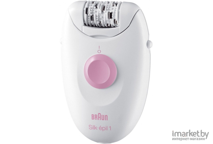 Эпилятор Braun 1370 Silk-Epil Solo 1 SE 1370 белый/розовый (65362791)