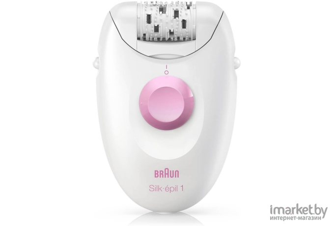 Эпилятор Braun 1370 Silk-Epil Solo 1 SE 1370 белый/розовый (65362791)