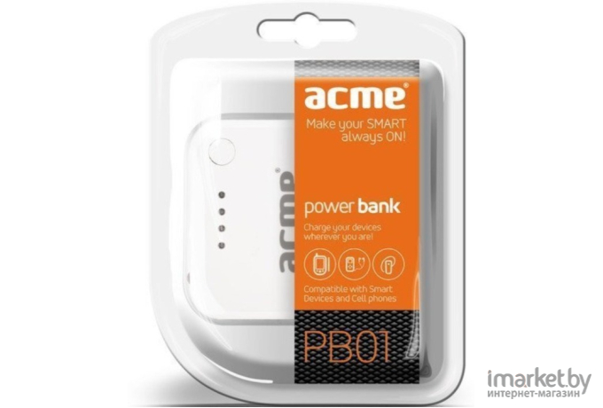 Портативный аккумулятор ACME PB01