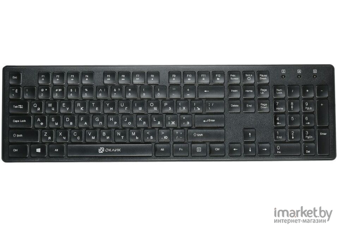 Клавиатура Oklick 510ML черный
