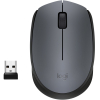 Мышь Logitech M170 серый/черный оптическая (1000dpi) беспроводная USB (2but)