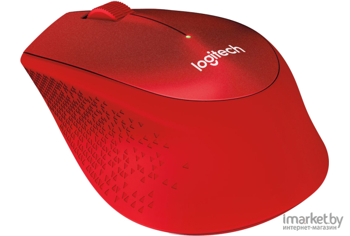 Мышь Logitech M330 Silent Plus красный (910-004911)