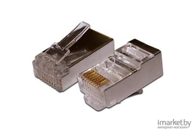 Коннектор TWT Lanmaster (TWT-PL45/S-8P8C-6) RJ45 STP 8P8C. Универсальный. кат.6. 100 шт.