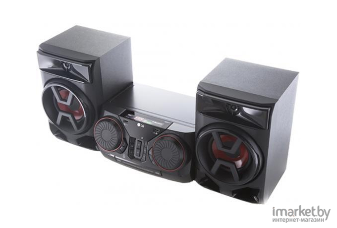 Минисистема LG CJ45 черный 720Вт/CD/CDRW/FM/USB/BT