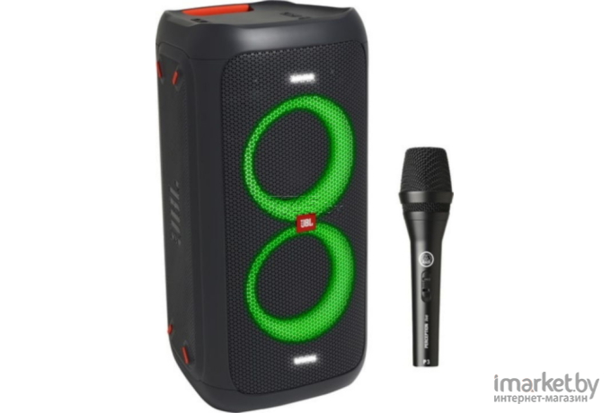 Колонка для вечеринок JBL PartyBox 100 + динамический микрофон AKG P3S