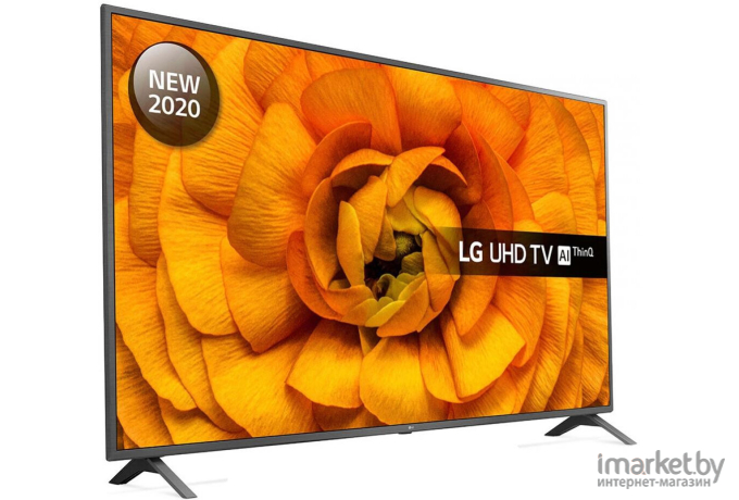 Телевизор LED LG 82UN85006LA серебристый/черный