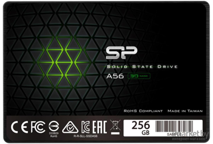 Накопитель SSD 256GB Silicon Power A56 SP256GBSS3A56B25