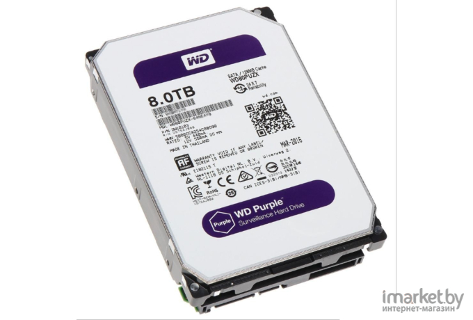 Жесткий диск WD Purple Surveillance 8TB WD84PURU-64B5AY0