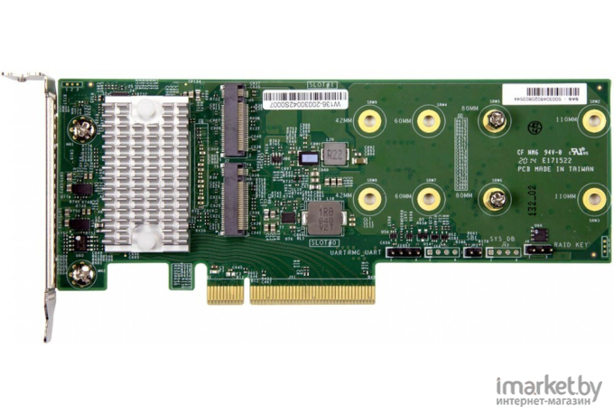 Контроллер SuperMicro AOC-SLG3-2H8M2-O (SuperMicro AOC-SLG3-2H8M2-O)