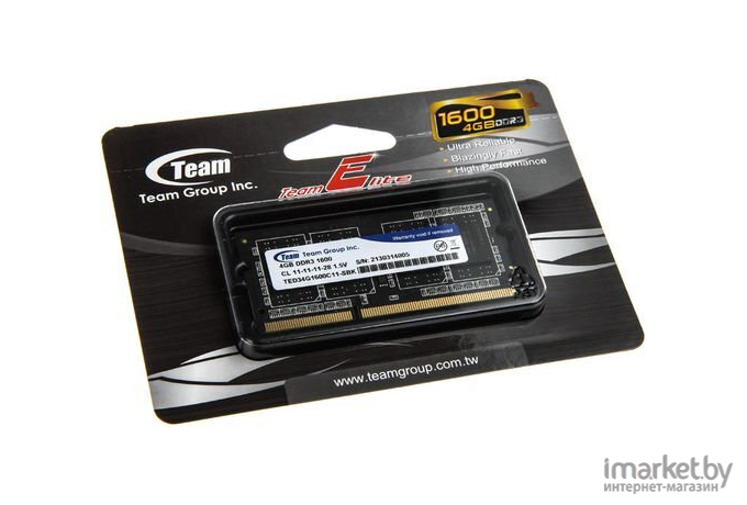 Оперативная память Team Elite TED34G1600C1101 (SODIMM)