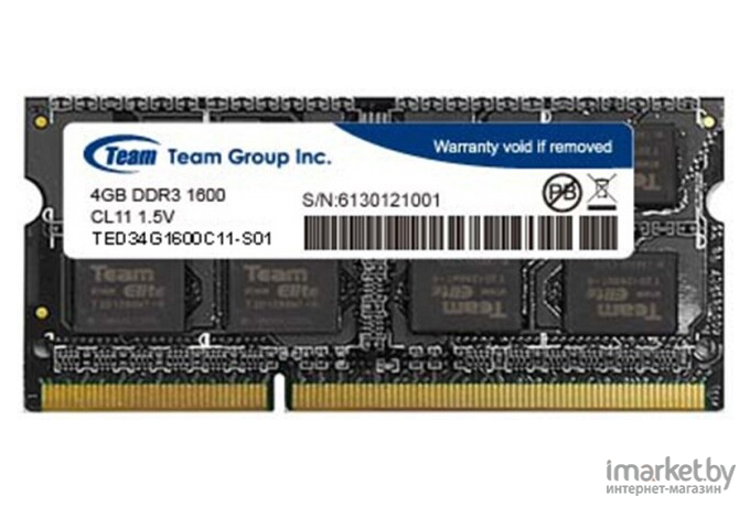 Оперативная память Team Elite TED34G1600C1101 (SODIMM)