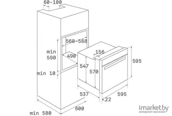 Духовой шкаф TEKA HBB 605