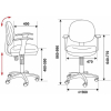 Офисное кресло Бюрократ CH-W356AXSN/15-75