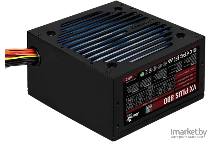 Блок питания AeroCool VX-800 Plus RGB 800W