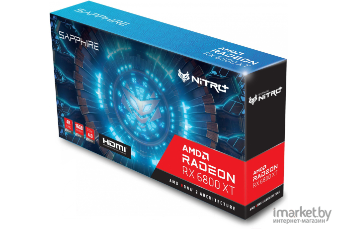 Видеокарта Sapphire Radeon RX 6800 XT Nitro+ 16GB GDDR6 11304-02-20G