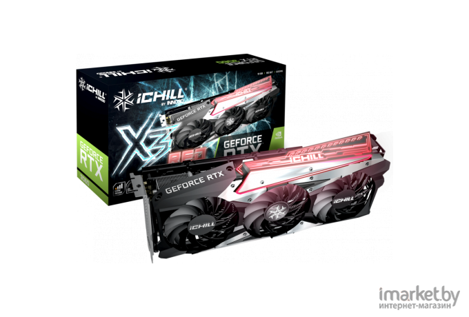 Видеокарта Inno3D GeForce RTX 3060 iChill X3 Red 12GB GDDR6 (C30603-12D6X-167139AH)