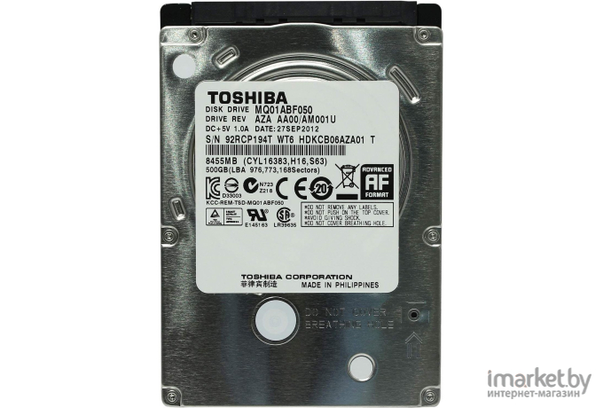 Жесткий диск Toshiba MQ01ABF 500GB (MQ01ABF050)