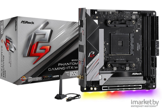 Материнская плата ASRock B550 Phantom Gaming-ITX/ax