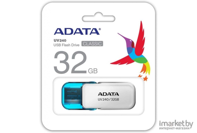 USB Flash A-Data UV240 32GB (белый)