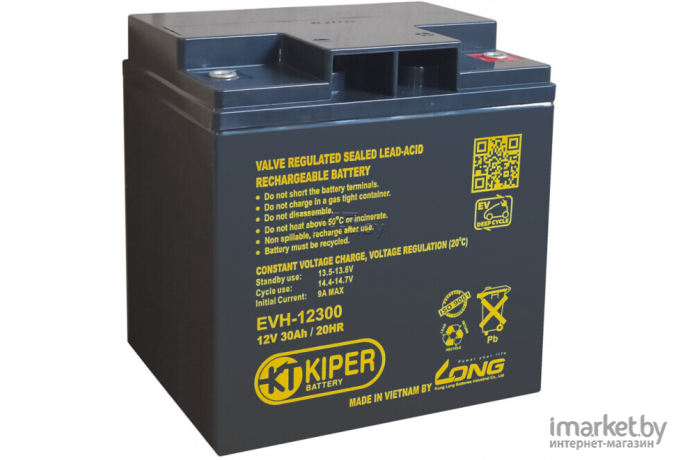 Аккумулятор для ИБП Kiper EVH-12300 (12В/30 А·ч)