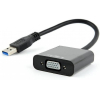 Адаптер USB Cablexpert AB-U3M-VGAF-01 microUSB 2.0/VGA 0.15 м