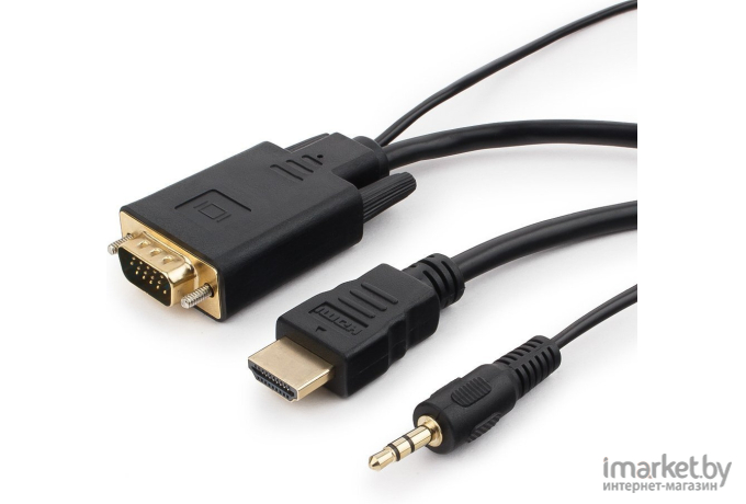 Кабель HDMI-VGA Cablexpert A-HDMI-VGA-03-10M 10 м