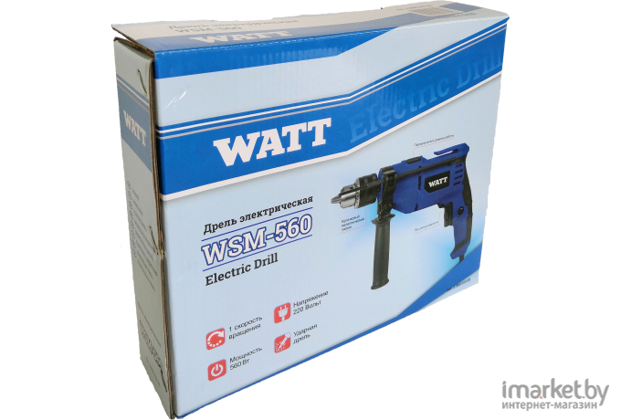 Ударная дрель WATT WSM-560