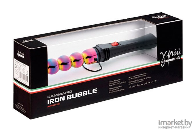 Фигурная плойка Gamma Piu Iron Bubble 33