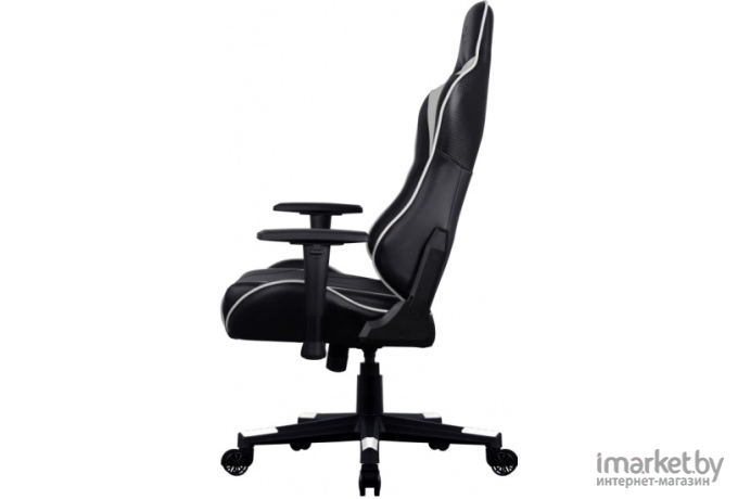 Кресло компьютерное AeroCool AC220 AIR (черный/белый)