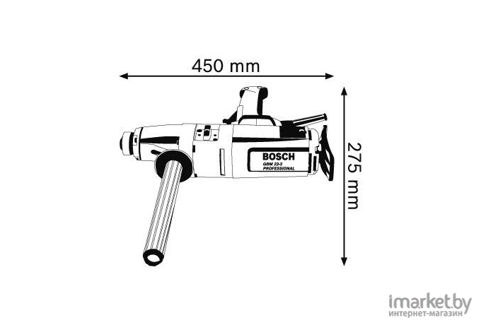 Безударная дрель Bosch GBM 23-2 E Professional (0601121608)