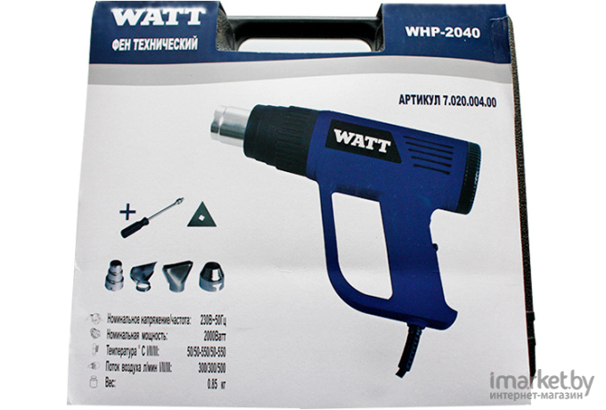 Промышленный фен WATT WHP-2040 (702000400)