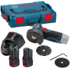 Угловая шлифмашина Bosch GWS 12V-76 Professional 06019F200B (с 2-мя АКБ, 3.0 Ah, кейс)