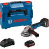 Угловая шлифмашина Bosch GWS 18V-10 Professional 06019J4004 (с 2-мя АКБ, кейс)